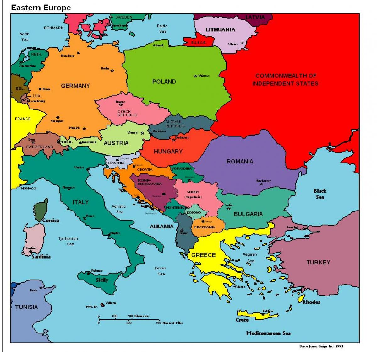 bản đồ châu âu đang ở Albania