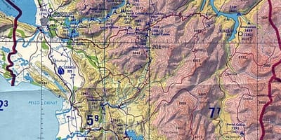 Bản đồ của Albania địa lý
