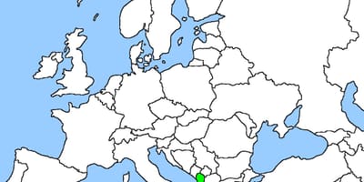 Bản đồ của Albania vị trí bản đồ