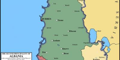Bản đồ của durres Albania
