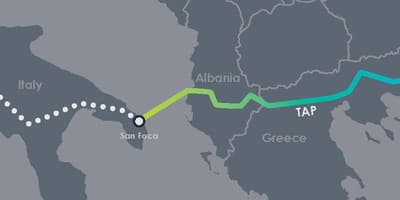 Bản đồ của chạm Albania